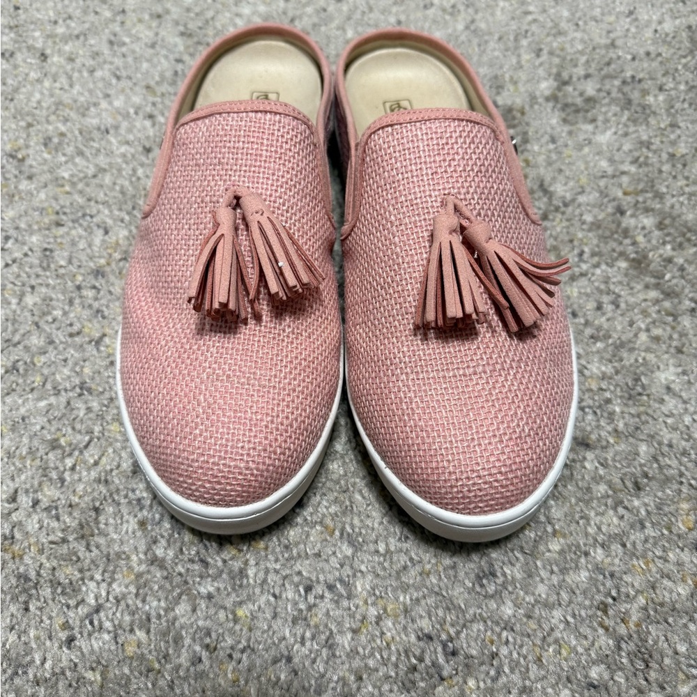 Spenco Women's Pink mules with Tassels